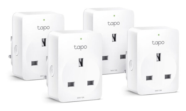 TP-Link Tapo Mini Smart Wi-Fi Socket, Energy Monitoring, 4-Pack TP-Link Tapo Mini Smart Wi-Fi Socket, Energy Monitoring, 4-Pack