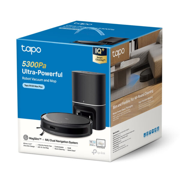 TP-Link Tapo RV20 Max Plus Black TP-Link Tapo RV20 Max Plus Black