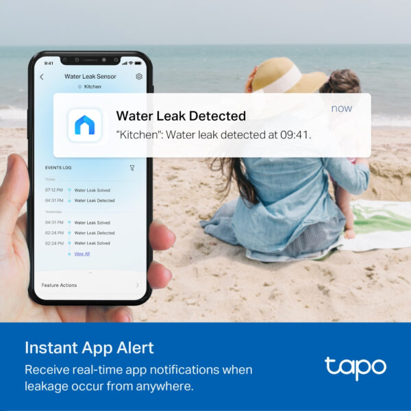 TP-Link Tapo Smart Water Leak Sensor TP-Link Tapo Smart Water Leak Sensor