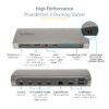 StarTech.com Thunderbolt 4 Dock, 96W Power Delivery, Single 8K/Dual