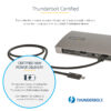 StarTech.com Thunderbolt 4 Dock, 96W Power Delivery, Single 8K/Dual