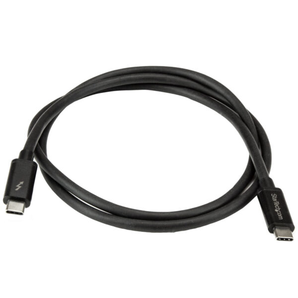 StarTech.com 1m Thunderbolt 3 (20Gbps) USB-C Cable - Thunderbolt, StarTech.com 1m Thunderbolt 3 (20Gbps) USB-C Cable - Thunderbolt,