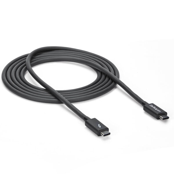 StarTech.com 2m Thunderbolt 3 (20Gbps) USB-C Cable - Thunderbolt, StarTech.com 2m Thunderbolt 3 (20Gbps) USB-C Cable - Thunderbolt,