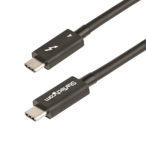 StarTech.com 1.6ft Thunderbolt 4 Cable - 40Gbps - 100W PD - 4K/8K