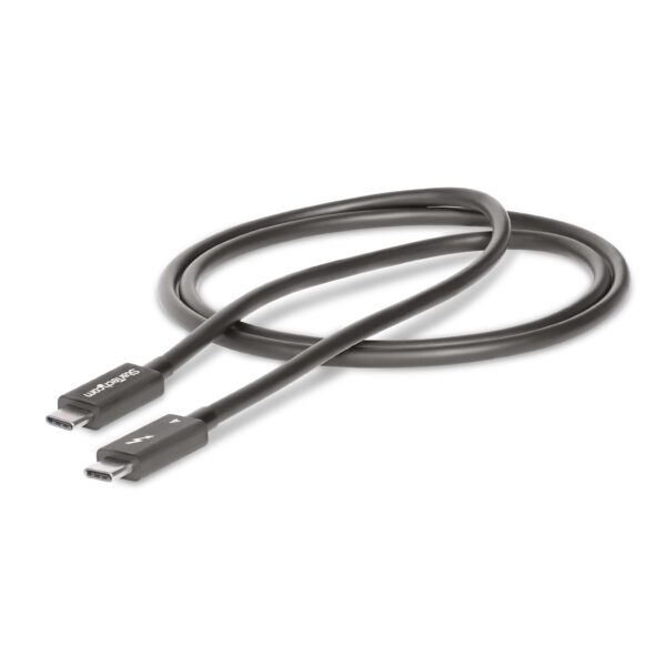StarTech.com 3ft (1m) Thunderbolt 4 Cable - 40Gbps - 100W PD - 4K/8K StarTech.com 3ft (1m) Thunderbolt 4 Cable - 40Gbps - 100W PD - 4K/8K