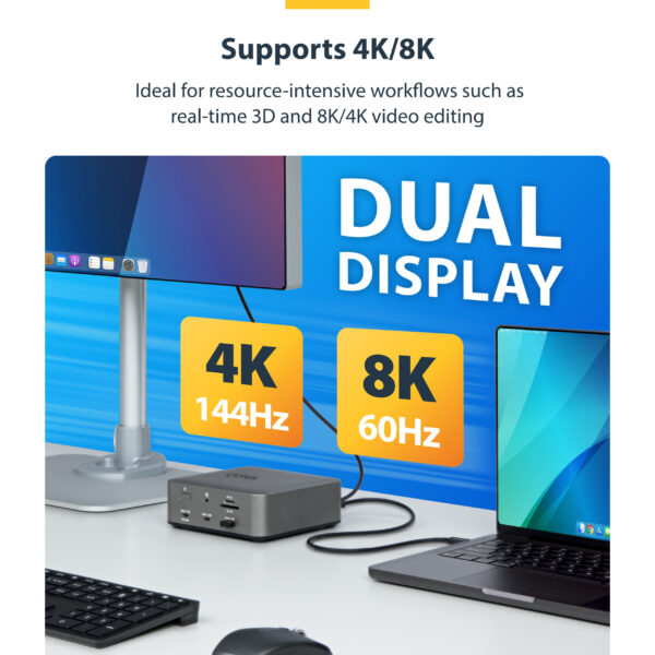 StarTech.com 2.6ft (80cm) Thunderbolt 5 Cable, 80Gbps/Up to 120Gbps, StarTech.com 1.5ft (50cm) Thunderbolt 5 Cable, 80Gbps/Up to 120Gbps,