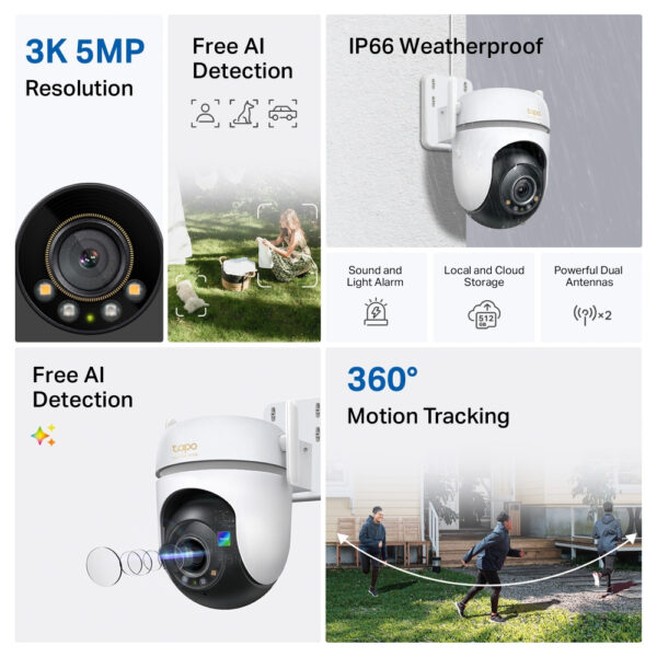 TP-Link Tapo TC43(EU) V2 Spherical IP security camera Indoor & TP-Link Tapo TC43(EU) V2 Spherical IP security camera Indoor &