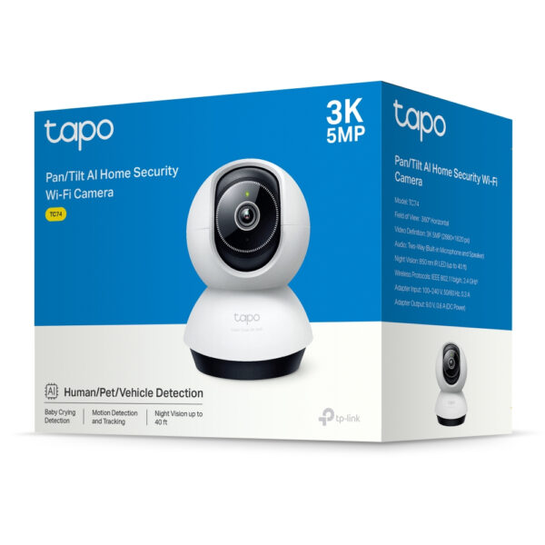 TP-Link Tapo TC74 security camera Bulb IP security camera Indoor 2880 TP-Link Tapo TC74 security camera Bulb IP security camera Indoor 2880