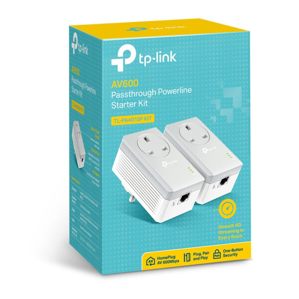 TP-Link Passthrough Powerline 600 Starter Kit TP-Link Passthrough Powerline 600 Starter Kit