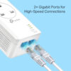 TP-Link AV1000 2-Port Gigabit Passthrough Powerline Starter Kit