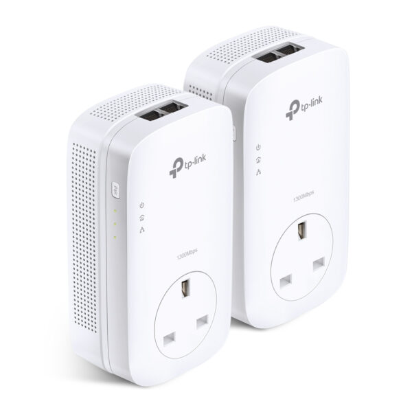 TP-Link AV2000 2-Port Gigabit Passthrough Powerline Starter Kit TP-Link AV2000 2-Port Gigabit Passthrough Powerline Starter Kit