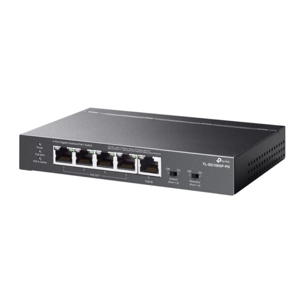 TP-Link TL-SG1005P-PD network switch Gigabit Ethernet (10/100/1000) TP-Link TL-SG1005P-PD network switch Gigabit Ethernet (10/100/1000)