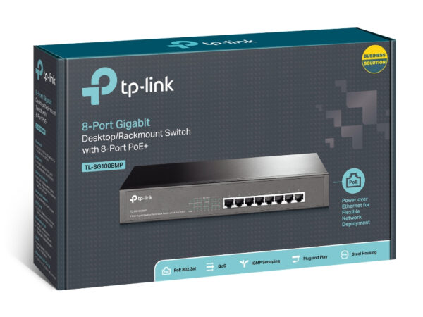 TP-Link TL-SG1008MP Unmanaged Gigabit Ethernet (10/100/1000) Power
