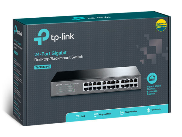 TP-Link 24-Port Gigabit Desktop/Rackmount Network Switch TP-Link 24-Port Gigabit Desktop/Rackmount Network Switch