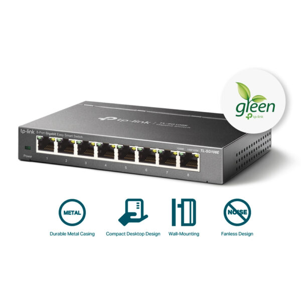 TP-Link 8-Port Gigabit Easy Smart Switch TP-Link 8-Port Gigabit Easy Smart Switch