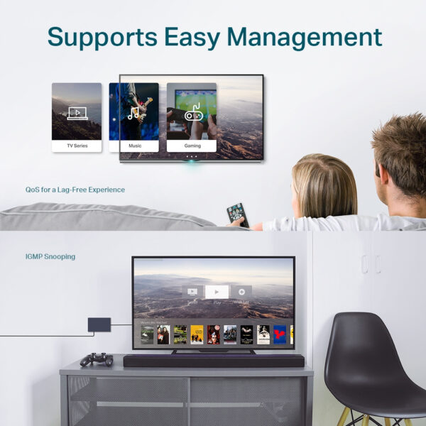TP-Link 8-Port Gigabit Easy Smart Switch TP-Link 8-Port Gigabit Easy Smart Switch