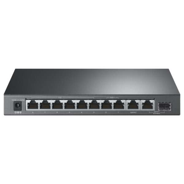 TP-Link 10-Port Gigabit Desktop Switch with 6-Port PoE+ and 2-Port