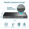 TP-Link 18-Port Gigabit Rackmount Switch with 16 PoE+ TP-Link 18-Port Gigabit Rackmount Switch with 16 PoE+