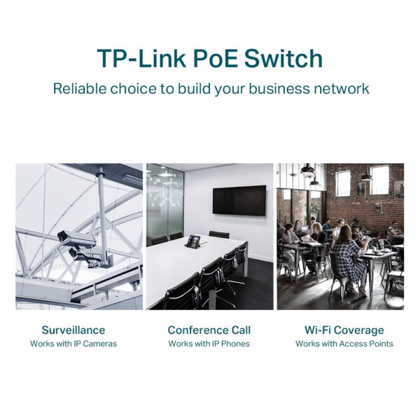 TP-Link 28-Port Gigabit Easy Smart Switch with 24-Port PoE+ TP-Link 28-Port Gigabit Easy Smart Switch with 24-Port PoE+