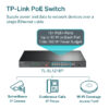 TP-Link 16-Port 10/100 Mbps + 2-Port Gigabit Rackmount PoE Switch TP-Link 16-Port 10/100 Mbps + 2-Port Gigabit Rackmount PoE Switch