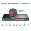 TP-Link 16-Port 10/100 Mbps + 2-Port Gigabit Rackmount PoE Switch TP-Link 16-Port 10/100 Mbps + 2-Port Gigabit Rackmount PoE Switch