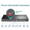 TP-Link 24-Port 10/100Mbps + 2-Port Gigabit Unmanaged PoE+ Switch TP-Link 24-Port 10/100Mbps + 2-Port Gigabit Unmanaged PoE+ Switch