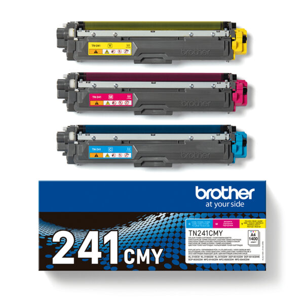 Brother TN-241CMY toner cartridge 3 pc(s) Original Cyan, Magenta, Brother TN-241CMY toner cartridge 3 pc(s) Original Cyan, Magenta,