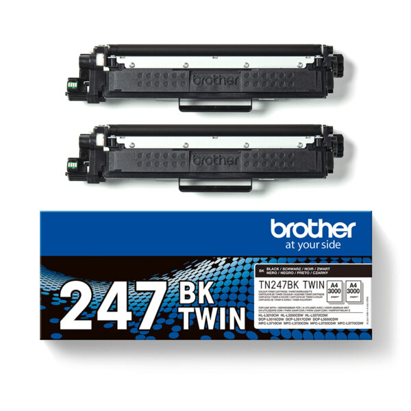 Brother TN-247BKTWIN toner cartridge 2 pc(s) Original Black Brother TN-247BKTWIN toner cartridge 2 pc(s) Original Black