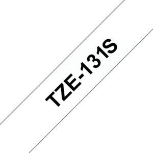 Brother TZE131S label-making tape Black on transparent TZe Brother TZE131S label-making tape Black on transparent TZe