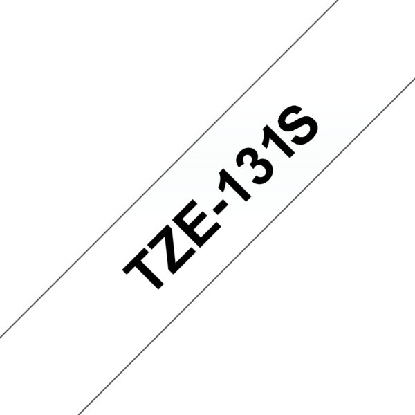 Brother TZE131S label-making tape Black on transparent TZe Brother TZE131S label-making tape Black on transparent TZe
