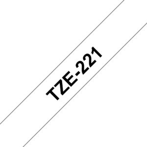 Brother TZE-221 label-making tape Black on white Brother TZE-221 label-making tape Black on white
