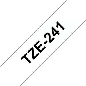Brother TZE-241 label-making tape Black on white Brother TZE-241 label-making tape Black on white