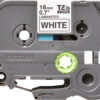 Brother TZE-241 label-making tape Black on white
