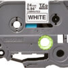 Brother TZE-251 label-making tape Black on white
