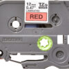 Brother TZE-431 label-making tape Black on red