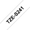 Brother TZE-S241 label-making tape Black on white TZ Brother TZE-S241 label-making tape Black on white TZ