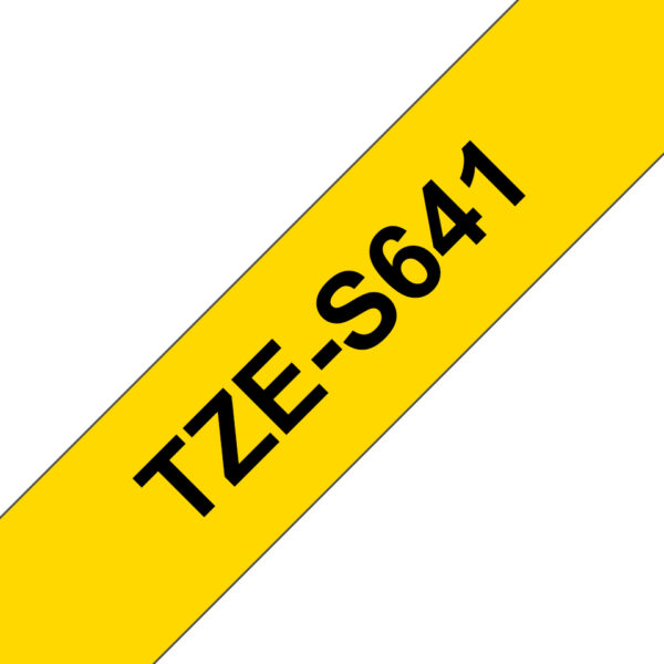 Brother TZE-S641 label-making tape Black on yellow TZ Brother TZE-S641 label-making tape Black on yellow TZ