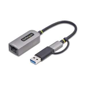 StarTech.com 2.5GbE USB-C to Ethernet Adapter with USB-A Converter, StarTech.com 2.5GbE USB-C to Ethernet Adapter with USB-A Converter,