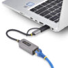 StarTech.com 2.5GbE USB-C to Ethernet Adapter with USB-A Converter, StarTech.com 2.5GbE USB-C to Ethernet Adapter with USB-A Converter,