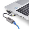 StarTech.com 2.5GbE USB-C to Ethernet Adapter with USB-A Converter, StarTech.com 2.5GbE USB-C to Ethernet Adapter with USB-A Converter,