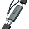 TP-Link UA430D card reader USB 3.1 Black TP-Link UA430D card reader USB 3.1 Black