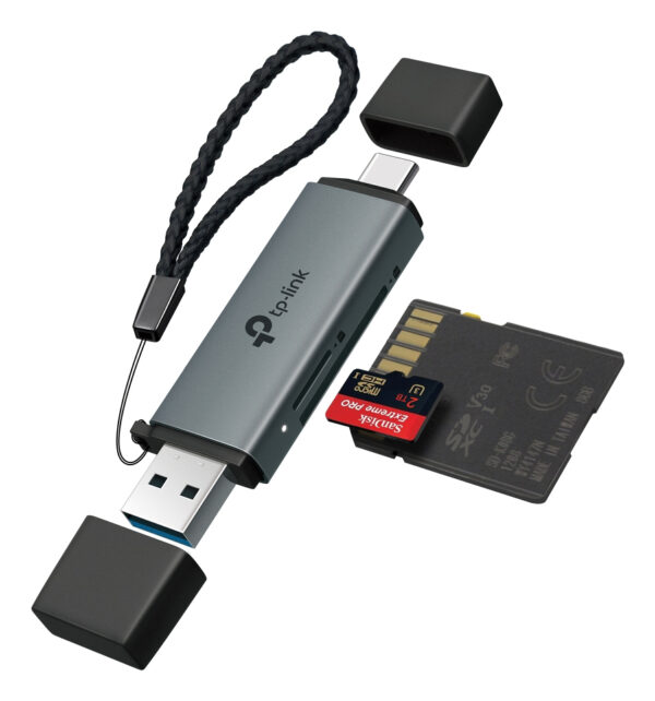TP-Link UA430D card reader USB 3.1 Black TP-Link UA430D card reader USB 3.1 Black