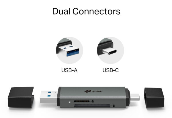 TP-Link UA430D card reader USB 3.1 Black TP-Link UA430D card reader USB 3.1 Black