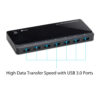TP-Link UH720 USB 3.2 Gen 1 (3.1 Gen 1) Micro-B 5000 Mbit/s Black TP-Link UH720 USB 3.2 Gen 1 (3.1 Gen 1) Micro-B 5000 Mbit/s Black