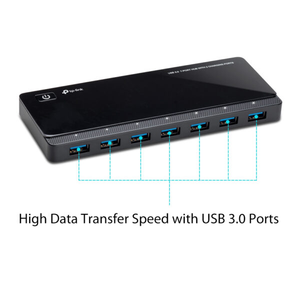 TP-Link UH720 USB 3.2 Gen 1 (3.1 Gen 1) Micro-B 5000 Mbit/s Black TP-Link UH720 USB 3.2 Gen 1 (3.1 Gen 1) Micro-B 5000 Mbit/s Black