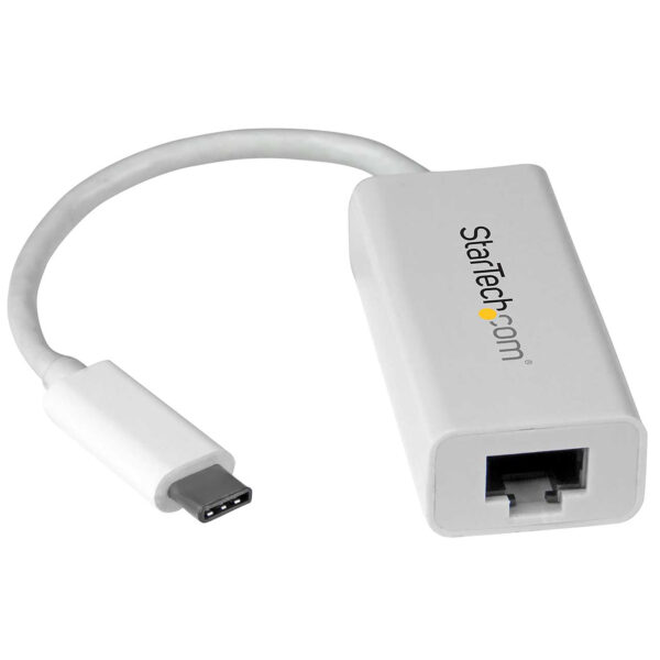 StarTech.com USB-C to Gigabit Network Adapter - White StarTech.com USB-C to Gigabit Network Adapter - White