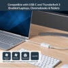 StarTech.com USB-C to Gigabit Network Adapter - White StarTech.com USB-C to Gigabit Network Adapter - White