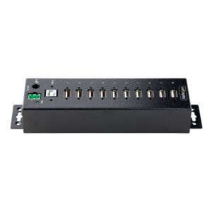 StarTech.com 10-Port Industrial USB 2.0 Hub, Rugged USB Hub w/ESD StarTech.com 10-Port Industrial USB 2.0 Hub, Rugged USB Hub w/ESD