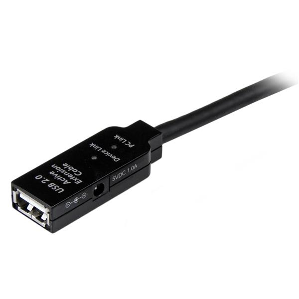 StarTech.com 10m USB 2.0 Active Extension Cable - M/F StarTech.com 15m USB 2.0 Active Extension Cable - M/F