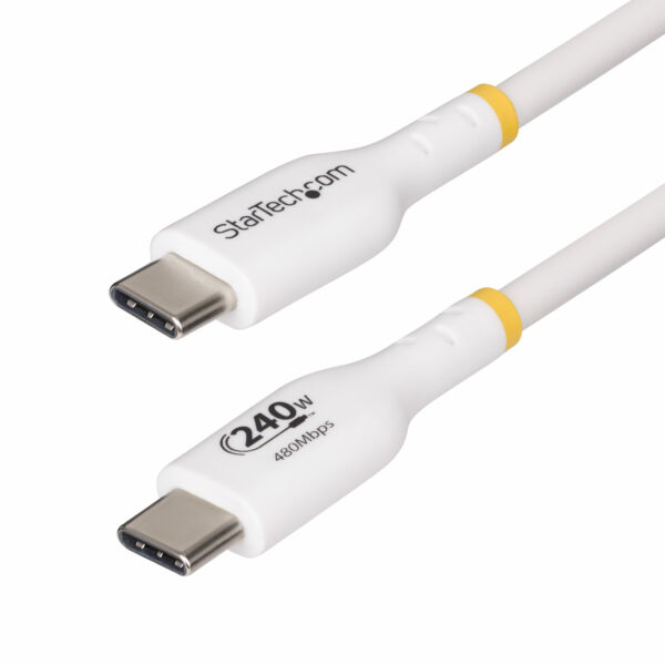 StarTech.com 2m White USB-C Charging Cable, USB-IF Certified USB C StarTech.com 1m White USB-C Charging Cable, USB-IF Certified USB C